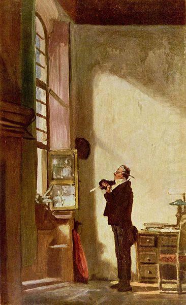 Der Schreiber, Carl Spitzweg